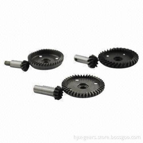 Precision Gears, Small Metal Straight Bevel Gears for Gas Car Model, Customized Designs Accepted